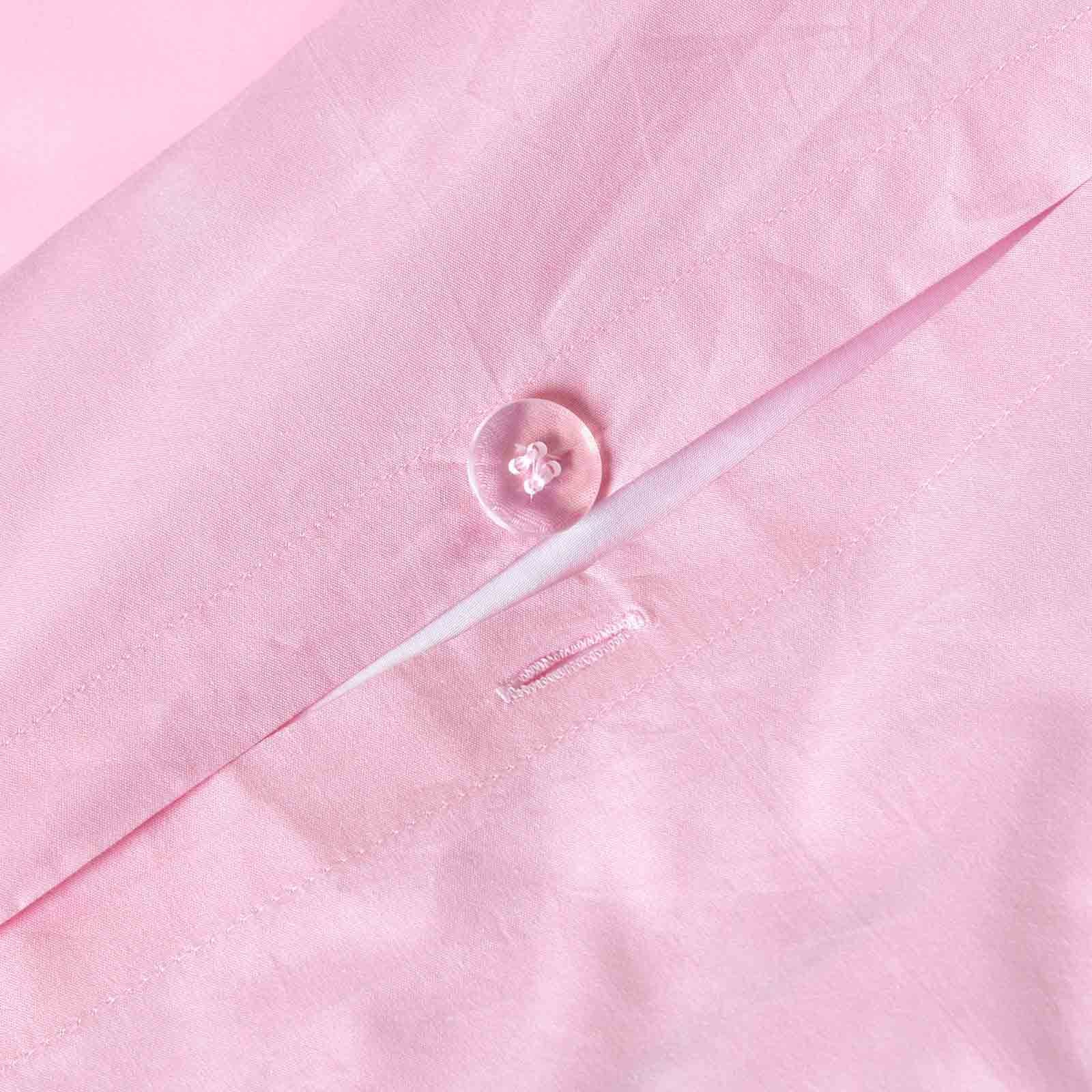 Cotton Cot Bed Duvet Cover Set 200 Thread Count | Cot Bed | Pink