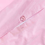 Cotton Cot Bed Duvet Cover Set 200 Thread Count | Cot Bed | Pink