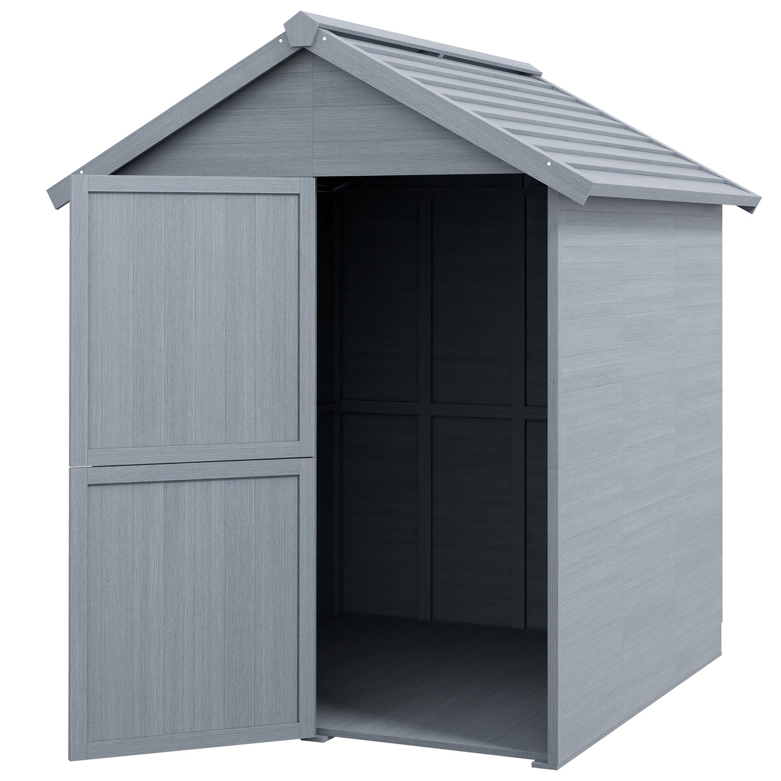 6 X 6.5ft Wooden Shed, Outdoor Storage Shed W/ Floor Window