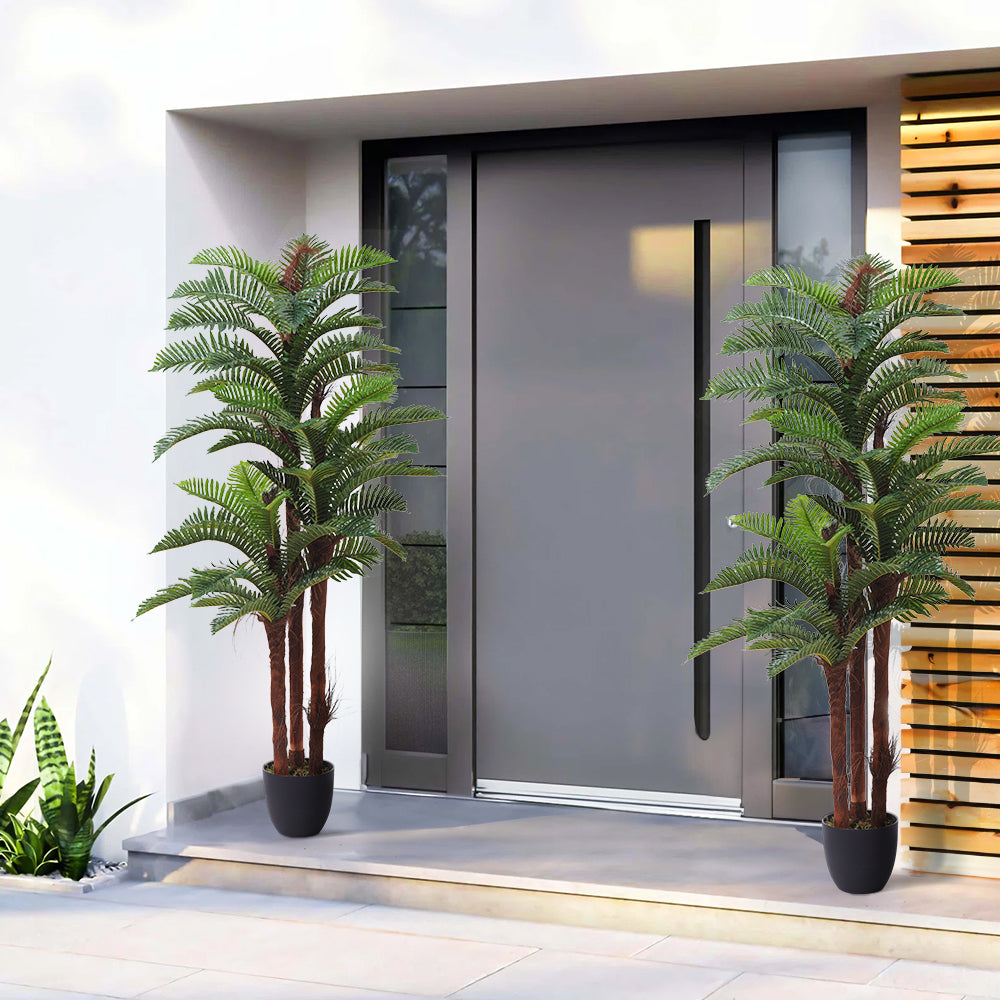 200cm Tall Artificial Fern Decorative Plant In Planter