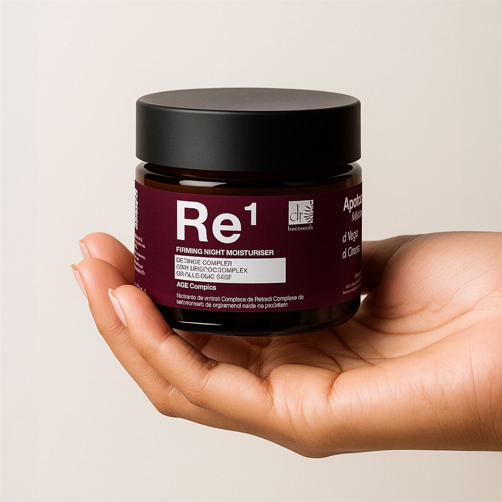 Retinol Complex 1%, Skin Firming Complex 1% & Hyaluronic Acid 1% Anti-ageing Night Moisturiser 60ml For Hydration And Plumping