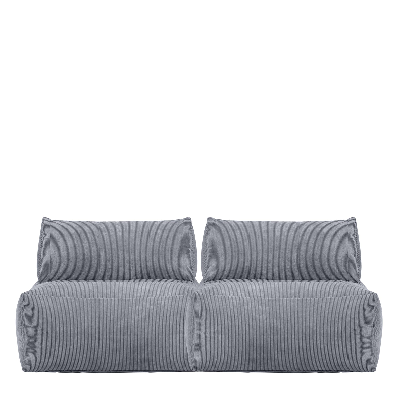 Tetra L Recliner Set For Floor Sofa | Charcoal