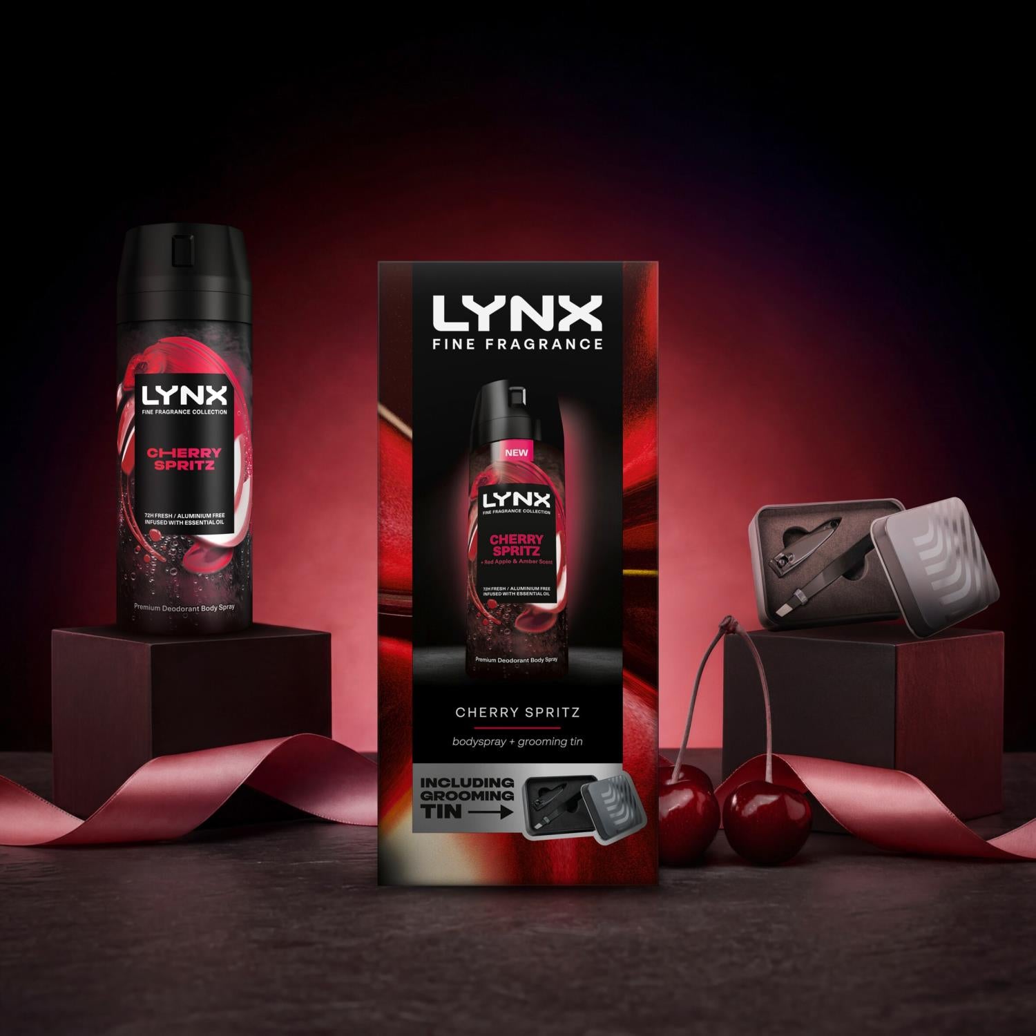 Fine Fragrance Body Spray Gift Set For Him In A Grooming Tin | Set of 1