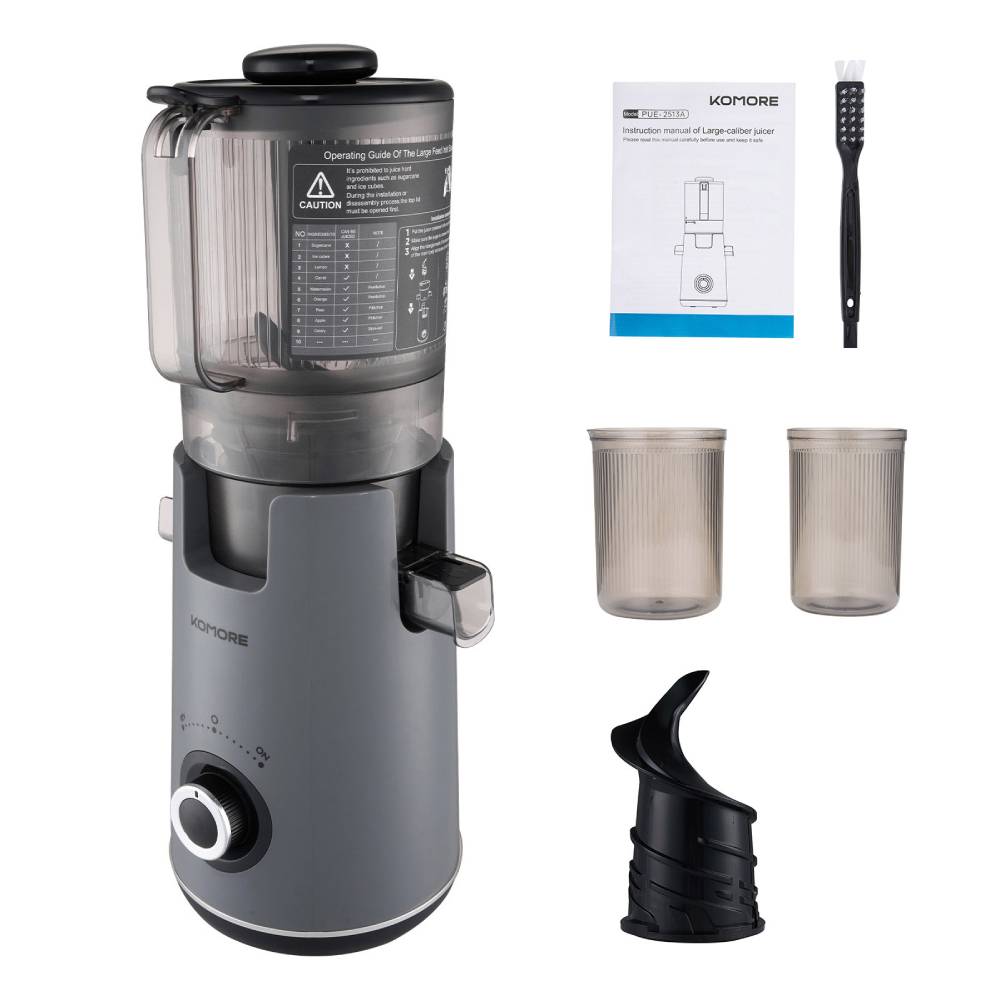 300w Cold Press Juicer Slow Masticating Machine | Grey