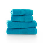 Quik Dri 100% Cotton Towels | Face Cloth (x4) | Sapphire