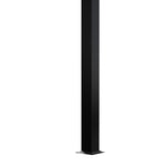 3m X 6m Aluminium Pergola With Retractable Roof,pu-coated Water-resistant Canopy,black Frame Patio Shelter For Garden, Backyard | Beige