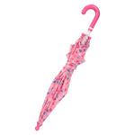 Childrens/kids Hearts Stick Umbrella | One Size | Pink