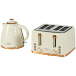 Kettle And Toaster Set 1.7l Boil Kettle And 4 Slice Toaster | One Size