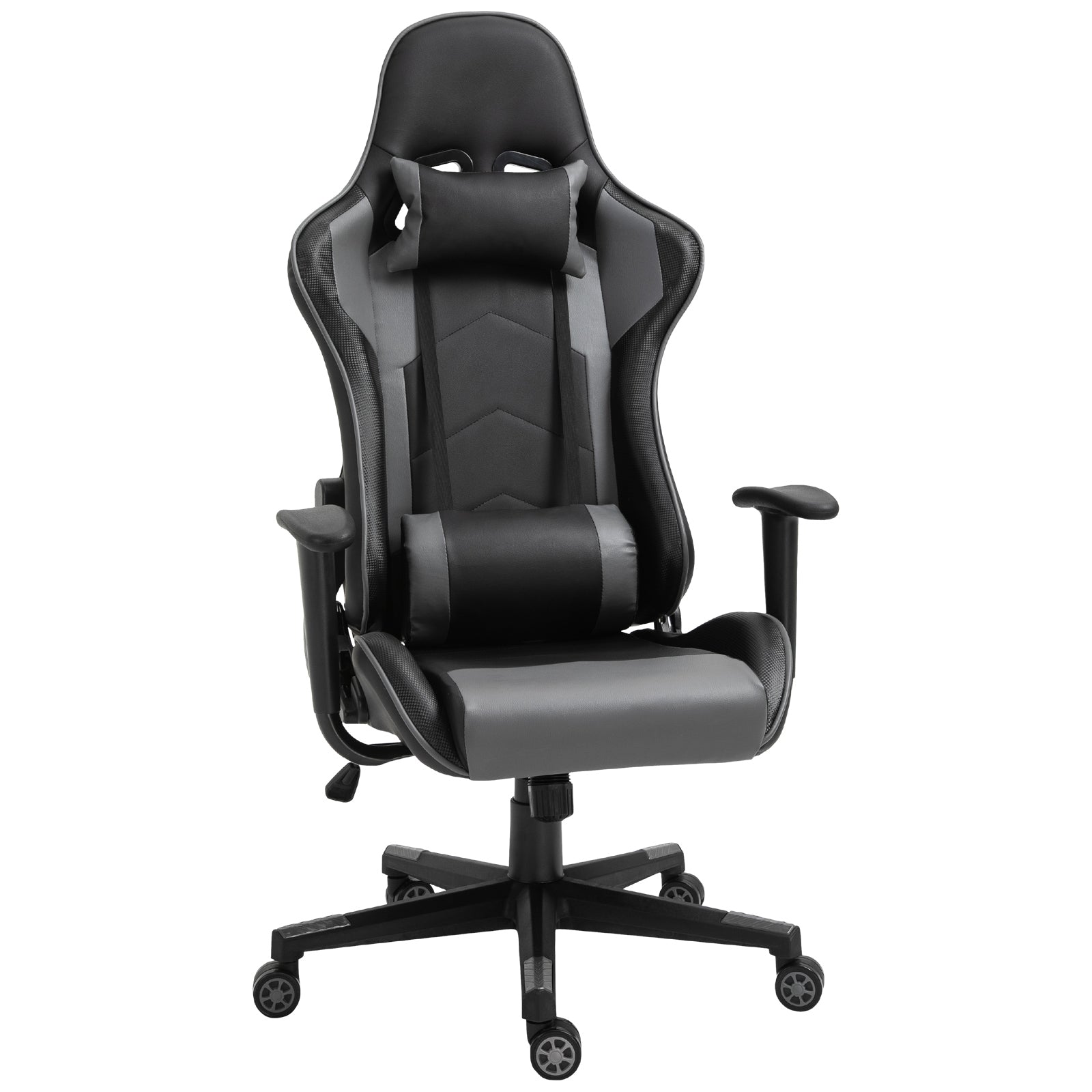 Pu Leather Gaming Chair W/ Lumbar