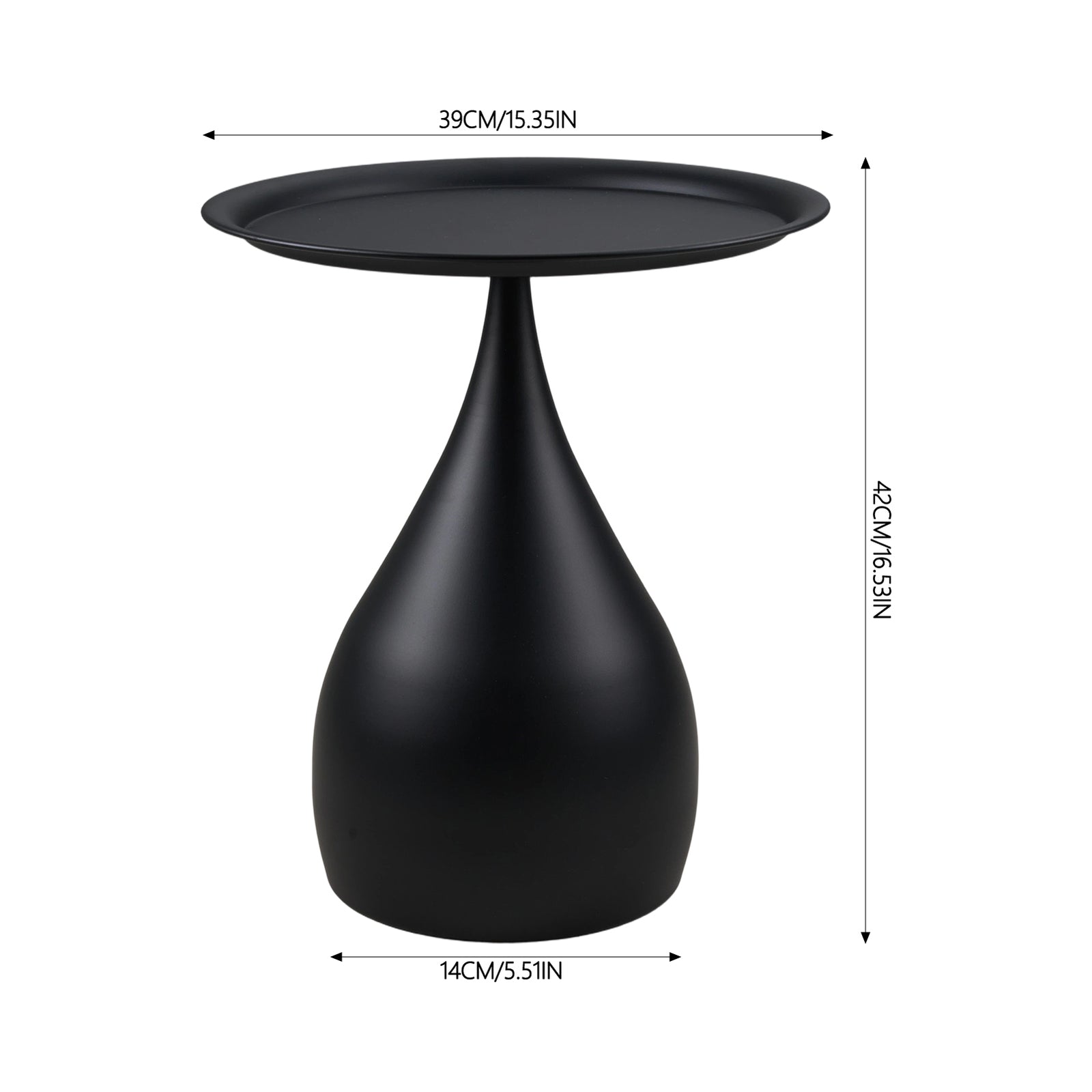 Breeins Modern Minimalist Cold-rolled Steel Low Side Table
