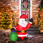 4ft Inflatable Christmas Santa Claus Led Lighted Yard