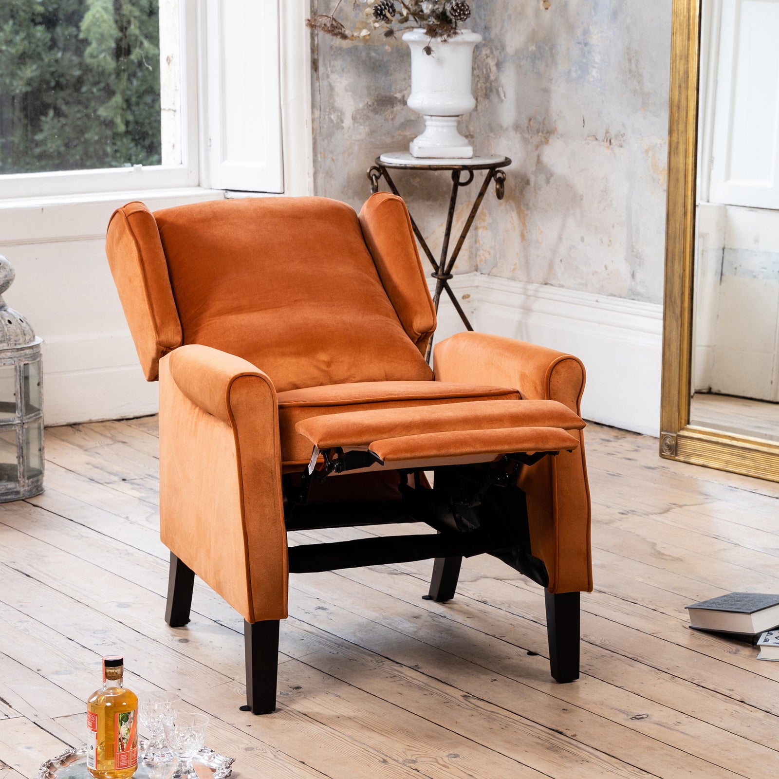 Barksdale Recliner Armchair | Orange