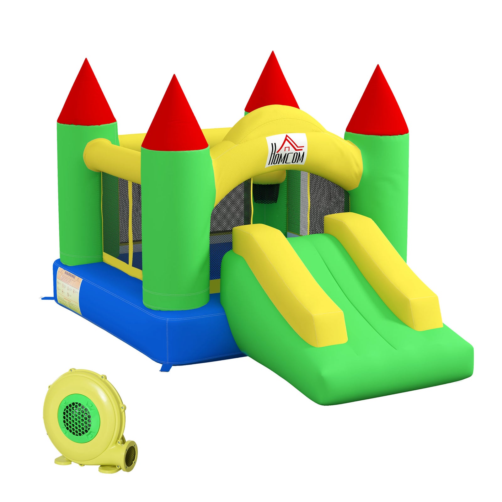 Bouncy Castle With Slide Inflatable Bouncer Kids Jumper Bounce Castle