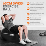 Structure Fitness Anti Burst Yoga Exercise Gym Ball With Hand Pump