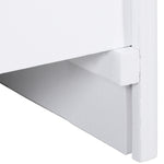 3 Step Wooden Dog Steps Pet Stairs Cat Ladder For Bed With Storage | White