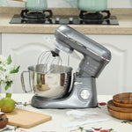 Electric Stand Mixer 4.5l Food Mixer With Dough Hook | Silver