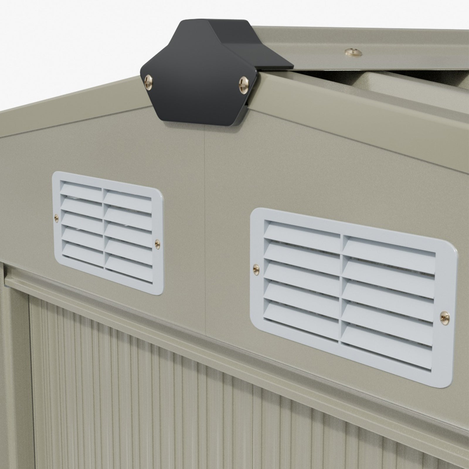 Breeins 8x6 FT Large Metal Garden Tool Storage Shed