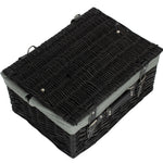 Wicker 40cm Black Hamper | Gray