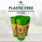 60l Compostable Waste Bags | Set of 6 | Green