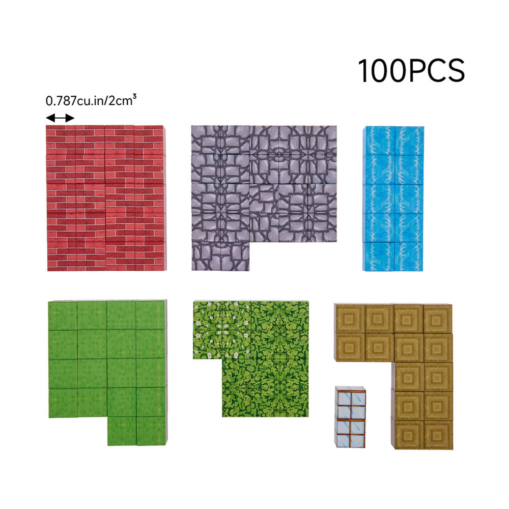 Magnetic Building Blocks Set For Kids 100pcs Stem Educational