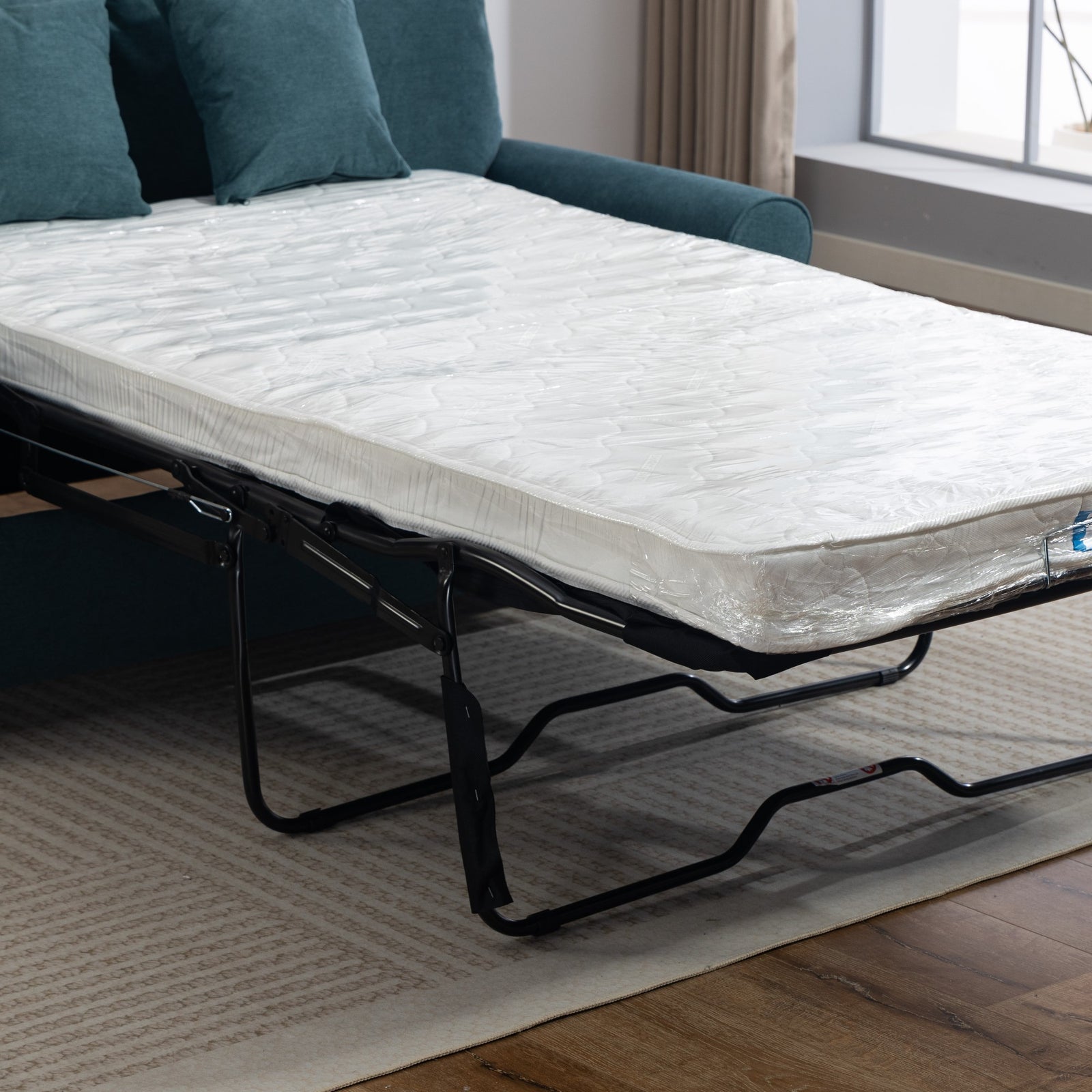 Lewiston Fabric Pull Out Sofabed | Teal