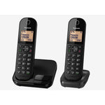 Kx-tgc412eb Digital Cordless Phone With Twin Handsets | Black