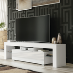 Aria Tv Unit 160cm With Led Lights | White