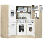 Corner Kids Kitchen W/ Sound Light, Phone, Microwave, Oven