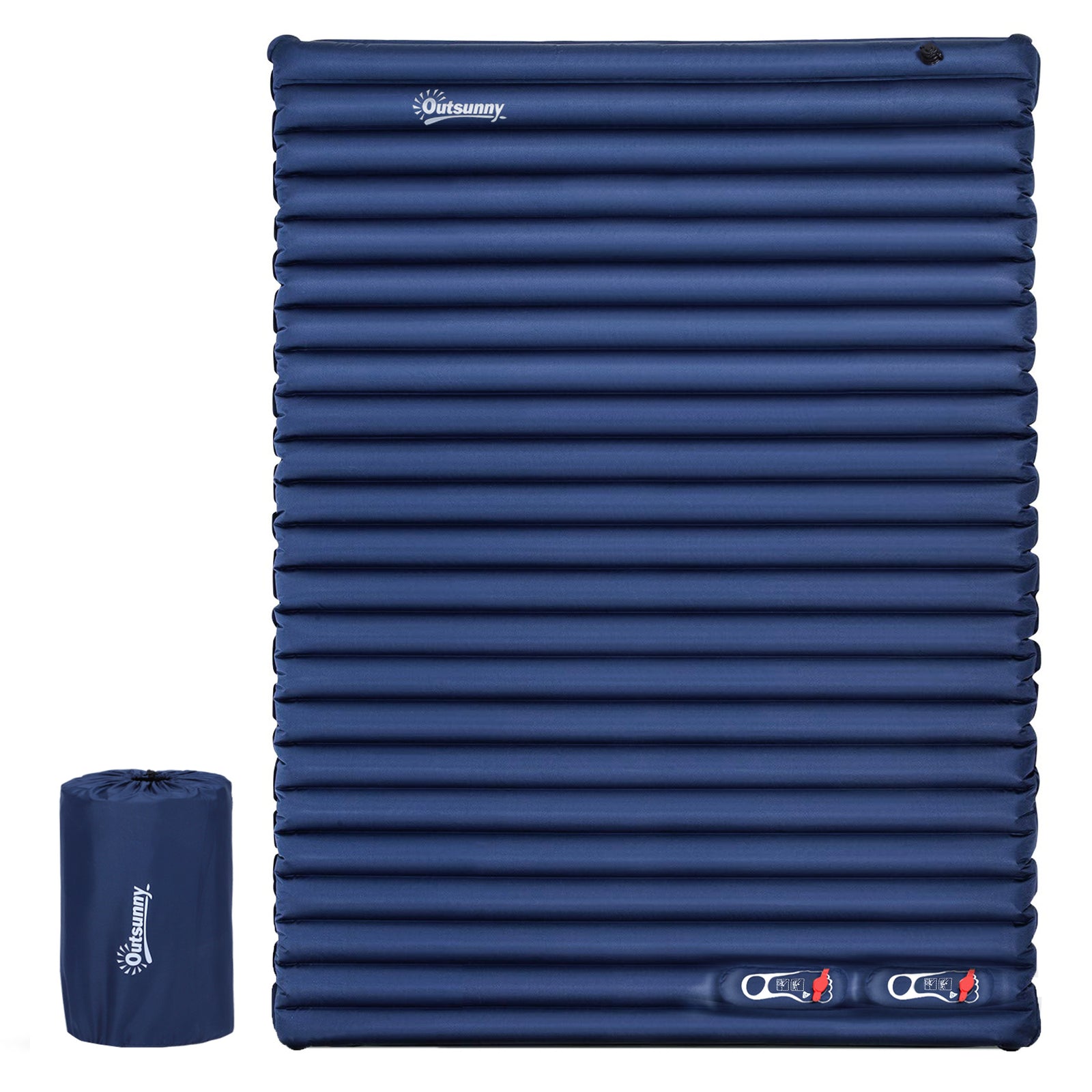 Portable Double Mattress For Camping - Blue | Blue
