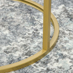 Nesting Coffee Tables Set Of 2, Gold
