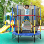 4.5ft Kids Mini Trampoline With Safety Enclosure
