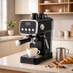 HOMCOM Espresso Machine With 20-bar Pressure, Black