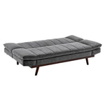 Scandinavian Click Clack Sofa Bed - Double | Grey