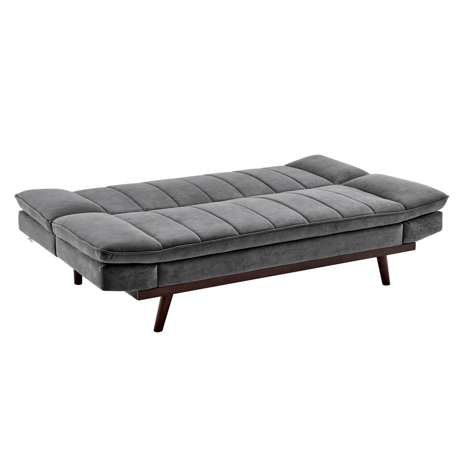 Scandinavian Click Clack Sofa Bed - Double | Grey