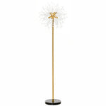 Modern Floor Lamp With Dandelion-like Lampshade Bedroom