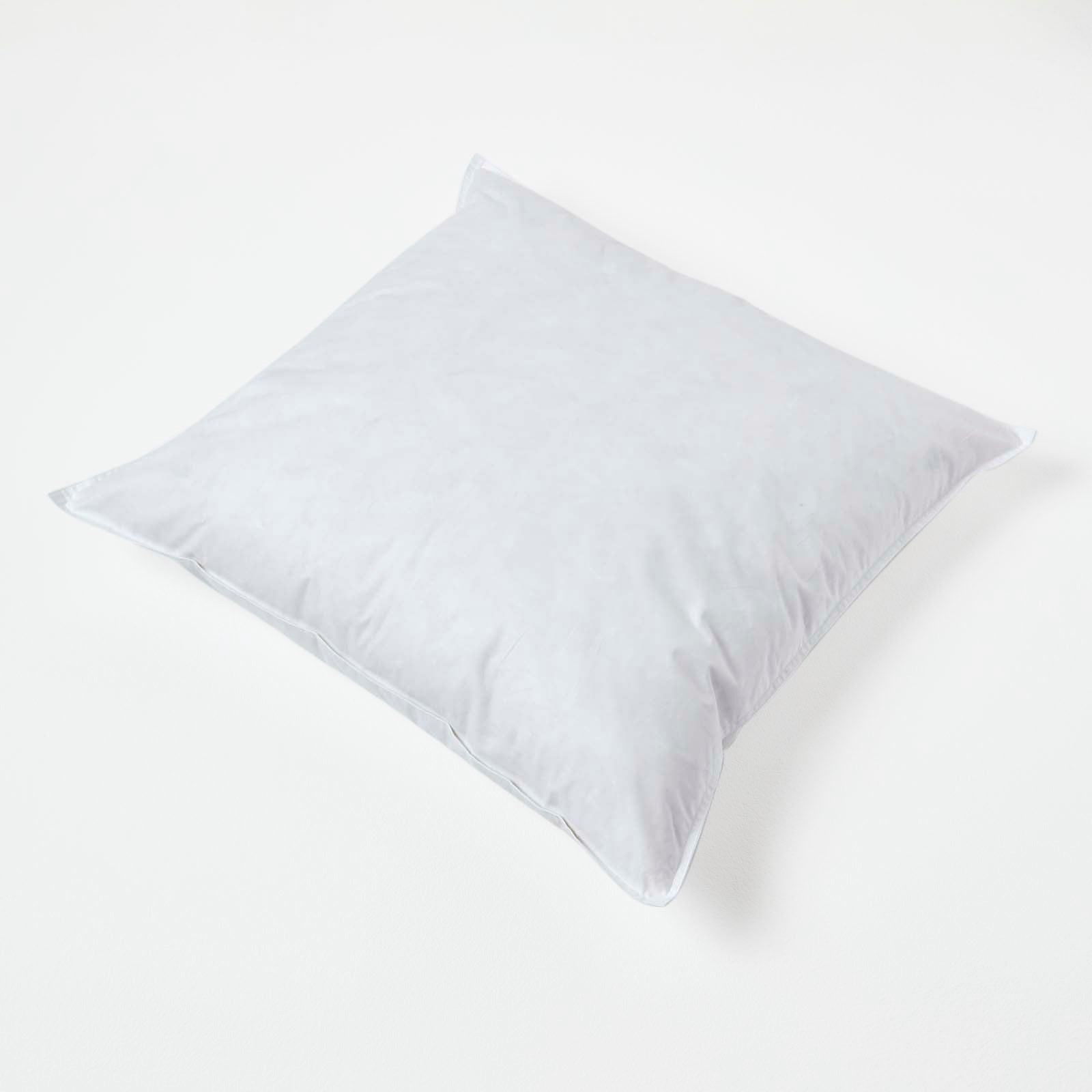 Duck Down Cushion Pad | 55cm x 55cm | White