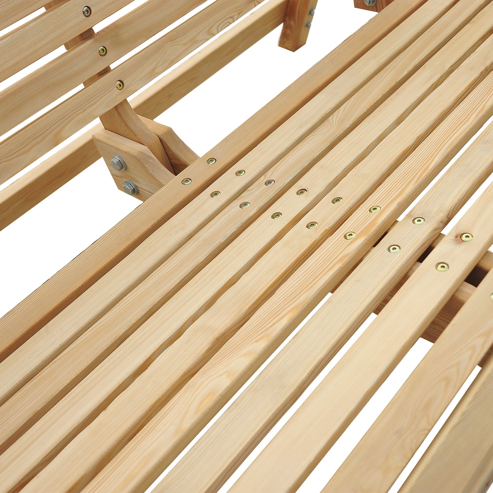 Outdoor 2 Seater Larch Wood Garden Swing Chair Seat Hammock