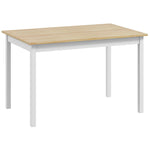 Farmhouse Dining Table, Wood Frame