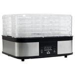 5 Tier Food Dehydrator 245w For Drying Fruit Meat Vegetable | One Size | Black