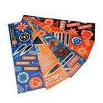 Stickers (pack Of 50) | One Size | Orange