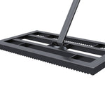 Lawn Leveling Rake - 43x25cm,garden Lawn Levelling Rake With Serrated Design 198cm H