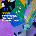 Wicked Gizmos Led Bubble Lamp 90cm Colour Changing With Fish For Sensory Play