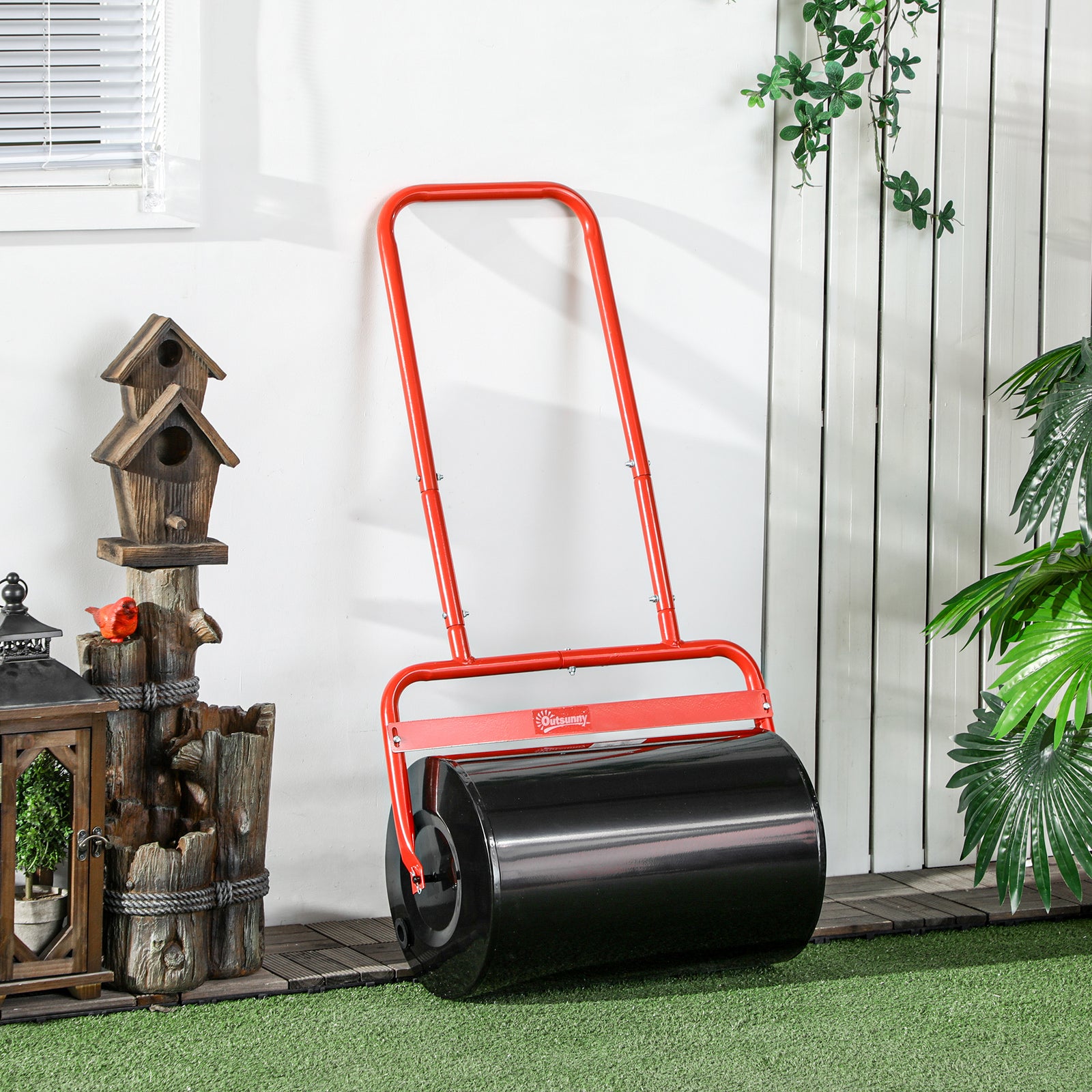 Combination Push/tow Lawn Roller 38l Sand/water