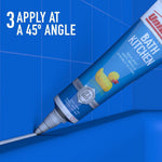Silicone Sealant Anti-mould & Waterproof For Kitchen & Bathroom | Set of 5
