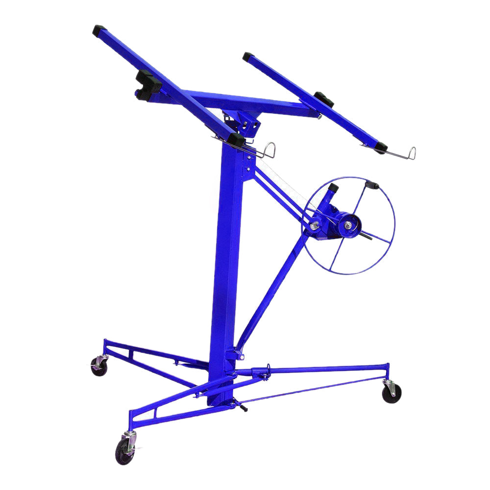 16ft Rolling Drywall Lifter Panel Hoist Jack Tool | Blue