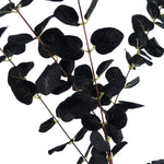 6 X 80cm Black Eucalyptus Foliage Stem