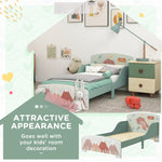 Toddler Bed Frame, Kids Bedroom Furniture For Ages 3-6 Years | Green