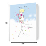 Love You Mum' Mother's Day Card Official Product