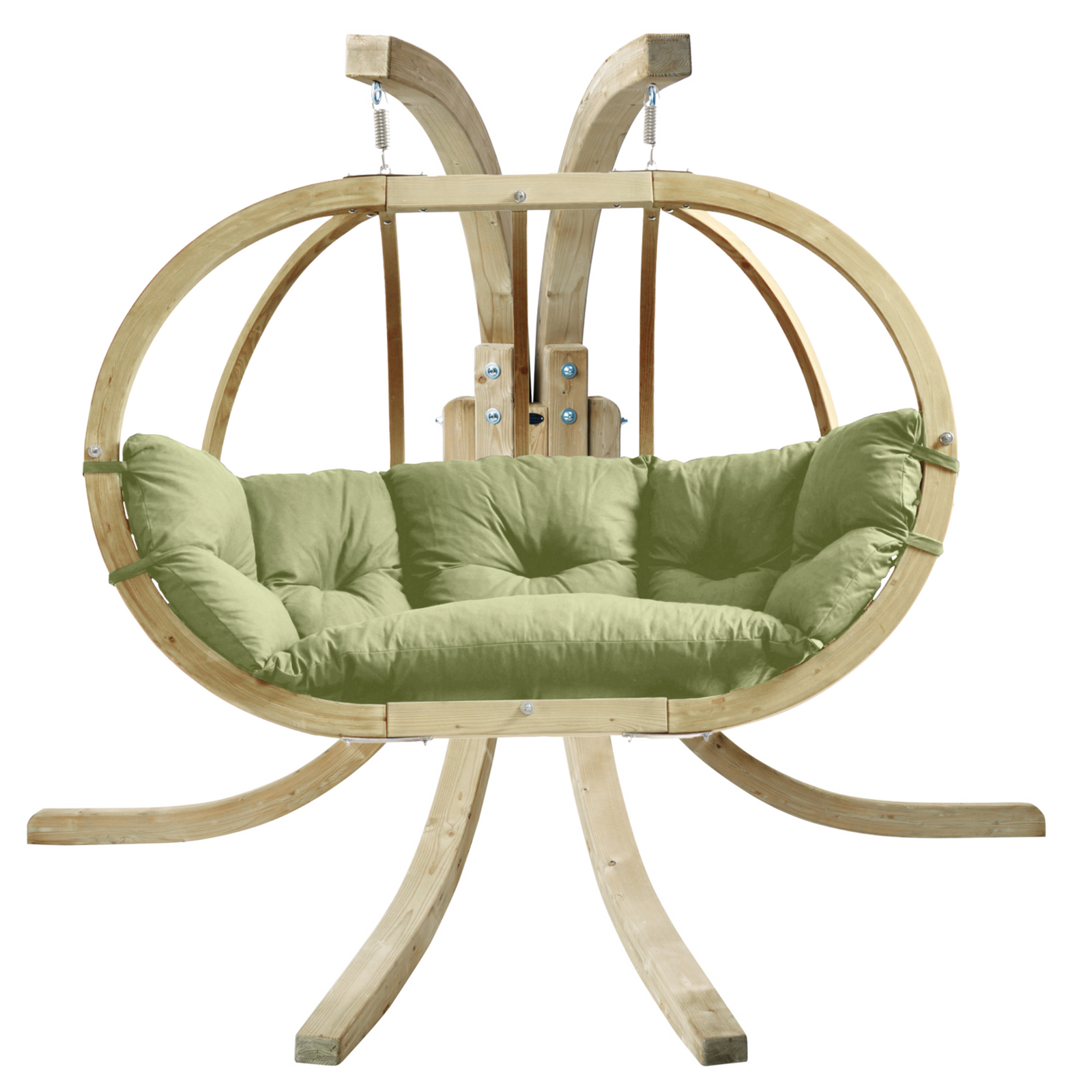 Globo Royal Double Seater Hanging Chair Set | Double | Green