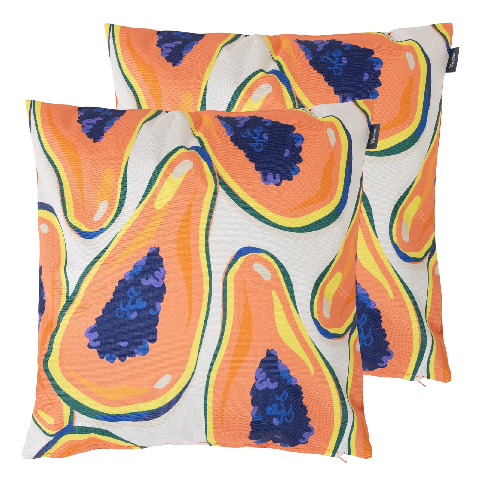 Tropical Parrot Floral Cushion Set Of 2